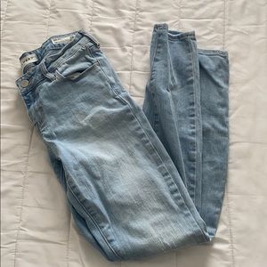 light wash denim